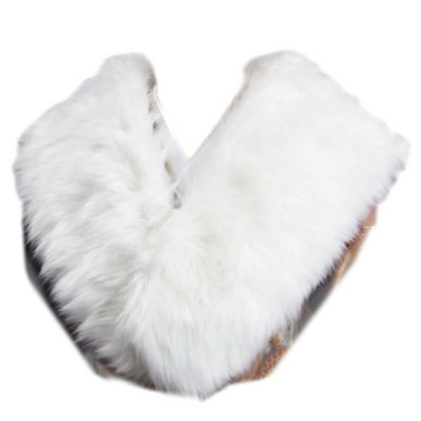 ショール フェイクファー ホワイト 白 箱なし 振袖 成人式 卒業式 袴 着物 洋装 振袖用