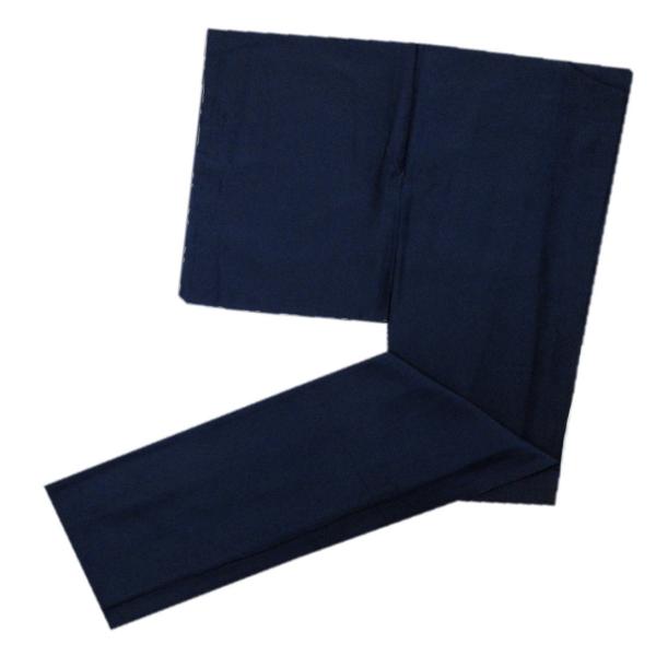 【訳有り 少難あり】 色無地 着物 洗える 袷 濃紺 Ｍ 単品 きもの プレタ 女性用 レディース ...