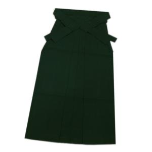 袴 2L size 紐下丈98cm 行灯袴 卒業袴 女性用袴 ぼかし 緑 中古 4753