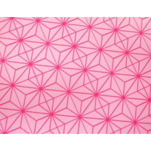 前板 帯板 伸縮ベルト付 麻の葉ピンク 和装 ...の詳細画像2