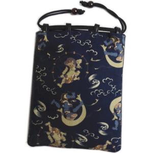 信玄袋 巾着 バッグ メンズ 男性 浴衣 着物 日本製 和柄