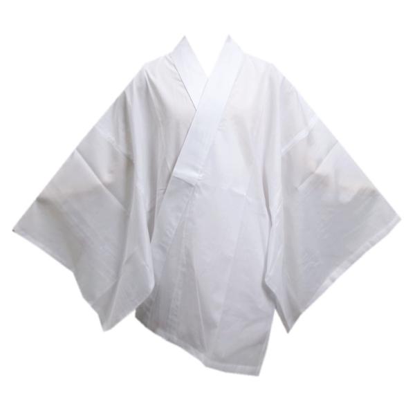 半襦袢 半じゅばん 夏用 絽 メンズ 男性 白色地白衿 Ｓ Ｍ Ｌ ＬＬ 半衿付 洗える 和装 着物...