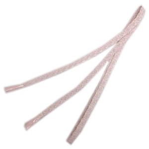 帯締め 帯〆 夏用 正絹 平組み ラメ入り 淡ピンク 夏物 単衣 着物 きもの 和装 シルク