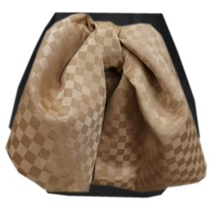 兵児帯 へこ帯 メンズ 男性 市松織 ベージュ 浴衣 着物