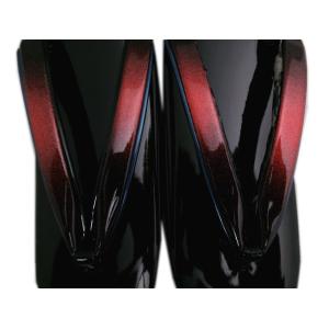 【訳有り 難あり】 草履 ぞうり 黒台 赤黒ラ...の詳細画像2