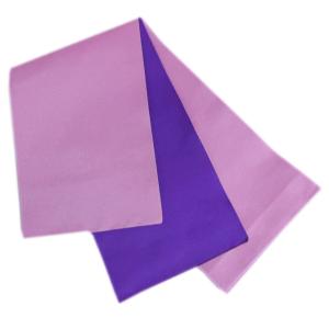 半巾帯 半幅帯 長尺 ロング リバーシブル 無地 日本製