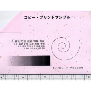 金銀砂子大礼紙 桃色 A4判 10枚入りの詳細画像1