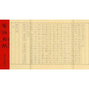 なぞり書き 般若心経 写経用紙 100枚入りの詳細画像2