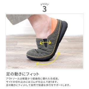 モックシューズ 冬 スリッポン スニーカー メ...の詳細画像4