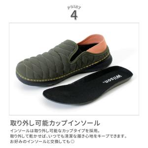 モックシューズ 冬 スリッポン スニーカー メ...の詳細画像5