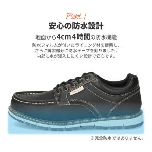 スニーカー ブーツ メンズ 防水 LiBERT...の詳細画像3