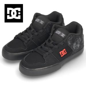 DC スニーカー メンズ ディーシーシューズ スターウォーズ ピュア ミッド DC Shoes DM222107 BLR ブラック 黒 銀河帝国軍 ス｜washington