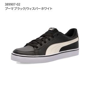プーマ スニーカー 黒 白 V コート バルク...の詳細画像4