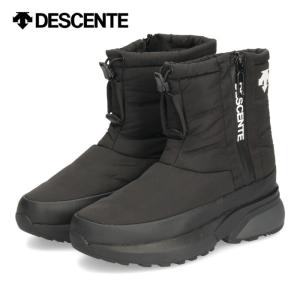 デサント レディース ウィンターブーツ ショート 防水 防寒 ブラック 黒 靴 DESCENTE ACTIVE WINTER BOOTS 10 DM1UJD10BK ファスナー｜washington