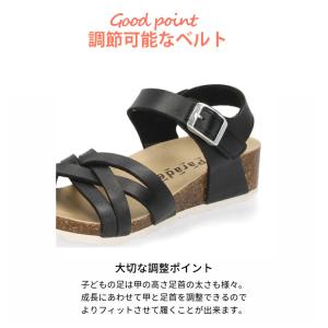 爆買 キッズ サンダル 女の子 ヒール ジュニ...の詳細画像4