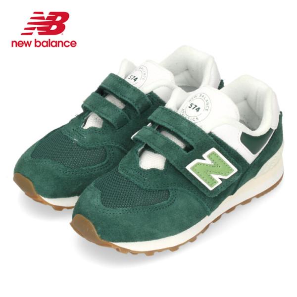 ニューバランス スニーカー キッズ ジュニア new balance PV574 CO1 グリーン ...