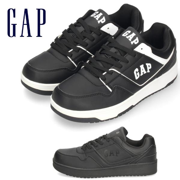 ギャップ スニーカー 防水 レディース メンズ ローカット 雨 ブラック 黒 防水スニーカー 通学 ...