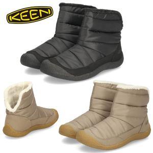 KEEN キーン レディース ブーツ 軽量 保温 暖か ハウザー フォールドダウン ブーツ 1027929 1027930 ブラック ベージュ 靴