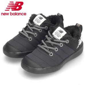 ニューバランス キッズ ジュニア スニーカー new balance  スリッポン ボア 防寒 撥水 YHMOCBLK ブラック YHMOCKHO カーキ｜washington