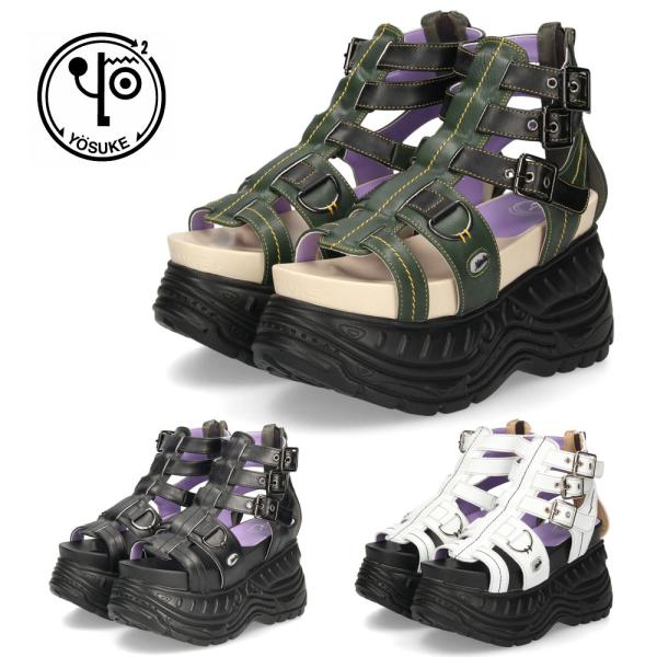 ヨースケ サンダル yosuke shoes レディース 4460009 靴 厚底サンダル ブーツサ...