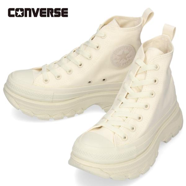 コンバース 厚底 スニーカー レディース オールスター R トレックウエーブ HI エクリュ ハイカ...