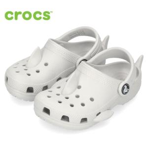 爆買 クロックス キッズ サンダル 子供 クラシック IAM シャーク 軽量 アウトドア 遊び デイリー グレー crocs 210014