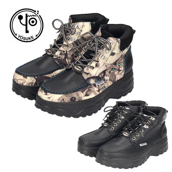 ヨースケ スニーカー レディース 2811371 YOSUKE 靴 厚底スニーカー ミドルカット ハ...