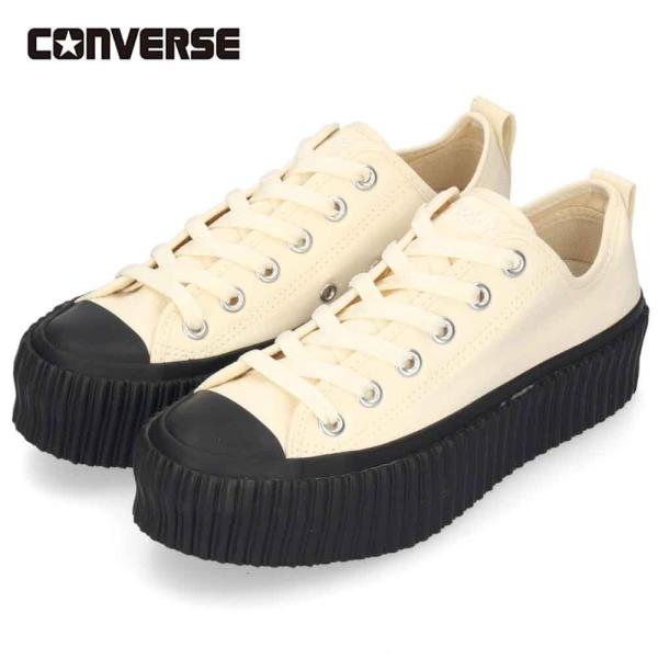 コンバース レディース スニーカー 厚底 ローカット オールスター R リフテッド リブテープ OX...