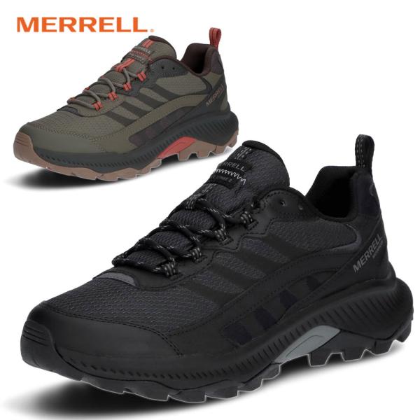 メレル メンズ ハイキングシューズ 防水 靴 アウトドア スニーカー MERRELL スピード スト...