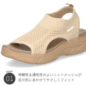 モズ サンダル レディース 厚底 51101 ...の詳細画像3