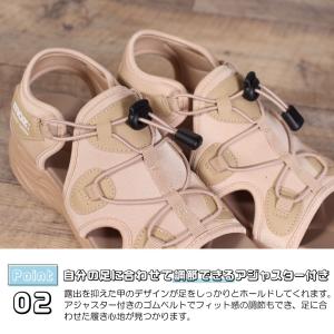 モズ サンダル レディース 厚底 51102 ...の詳細画像3