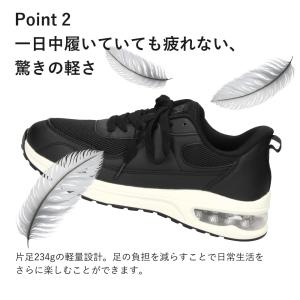 手を使わずに履ける靴 レディース スニーカー ...の詳細画像4