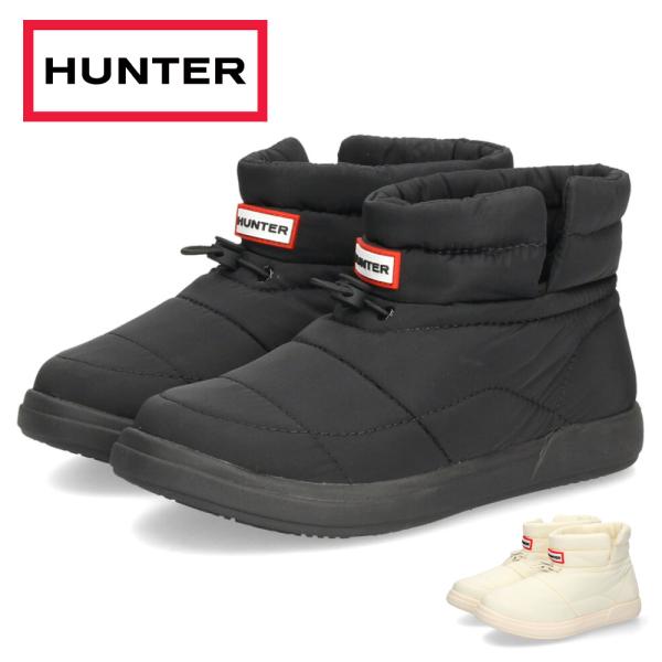 ハンター ブーツ スリッポン スリッパ レディース ルームシューズ 冬 暖かい 室内履き HUNTE...