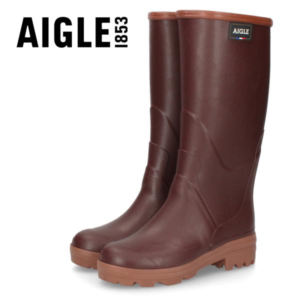 AIGLE エーグルレディース レインブーツ ロングブーツ フランス ZZF3639 シャンボードプ...
