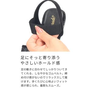 サンダル レディース フラットヒール ぺたんこ...の詳細画像3