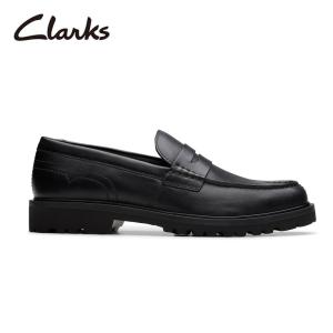 クラークス メンズ ローファー 本革 ブラック レザー 軽量 クラシック ベーシック EXTRALIGHT ペニーローファーClarks Berwick Lo 26183727バーウィック 革靴