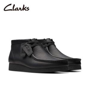 Clarks クラークス ワラビー エヴォ ブーツ メンズ ワラビーブーツ レザー 本革 靴 WallabeeEVO BT 26179710 黒 ブラックレザーモカシン