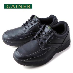 ウォーキングシューズ 靴 メンズ GAINER ゲイナー GN001 ブラック スニーカー コンフォートシューズ 4E 防水 セール