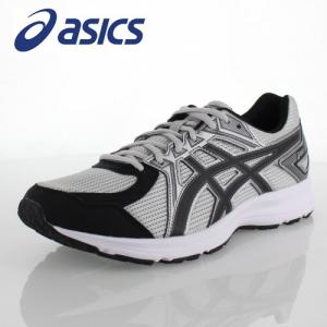 asics アシックス TJG138 JOG100 2 9390 シルバー×ブラック メンズ ランニングシューズ グレー 幅広 ワイド