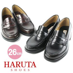 HARUTA ハルタ ローファー レディース 4505 通学 学生 靴 3E ヒール3センチ （26cm）