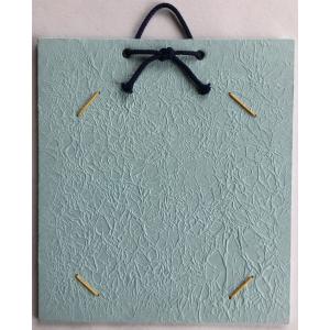 色紙掛け 小色紙(18×21cm)用 手揉み民芸紙 うぐいす色 : 和紙ショップ