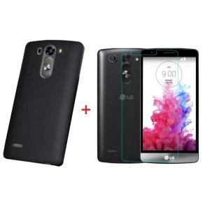 LG G3 Beat/LG G3 mini専用 磨き砂面 携帯用ケース スマートフォン保護カバー＆透明液晶保護フィルム2点セット　2色「530-0019＋530-0018-01」｜washodo