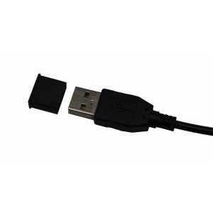 【WASHODO】USBメモリキャップ　USB-Aタイプ ケーブル用キャップ 防塵カバー 10個入り 3色｜washodo