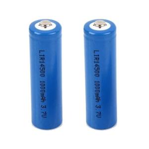 「WASHODO」単三 14500 リチウムイオン 充電式電池 ２本セット3.7V 1000mAh ...
