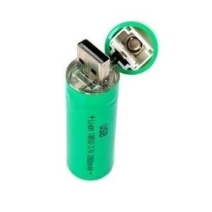 「WASHODO」大容量 USB18650 充電電池 USBバッテリー リチウム充電式電池 3.7V 3800mAh 充電器不要 三ヶ月安心保証付き 90日間品質保証付き 送料無料 1本セット