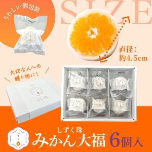 しずく珠 みかん大福 6個 フルーツ大福 愛媛...の詳細画像4