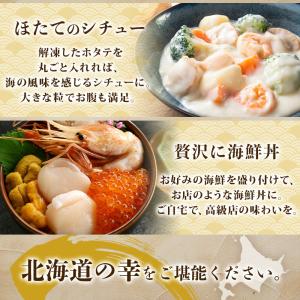 北海道産 ホタテ 貝柱 800g 冷凍 ほたて...の詳細画像5