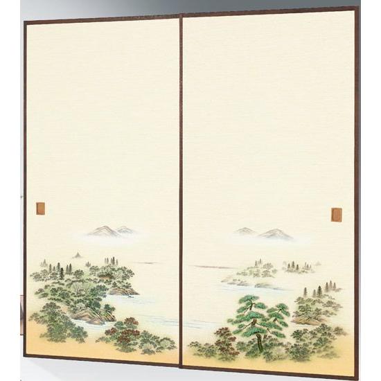 織物ふすま紙　LO-917 2枚1組　(襖紙/ふすま/襖/張替え/通販/和室/おしゃれ)