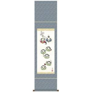 桃の節句 お雛様 掛け軸 飾り ひな祭り 初節句 タペストリー : 和紙苑