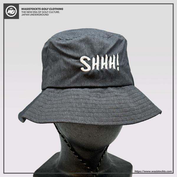 【SALE 38%OFF】WG OG ゴルフ バケット ハット 2色「SHHH!」撥水加工／WASI...